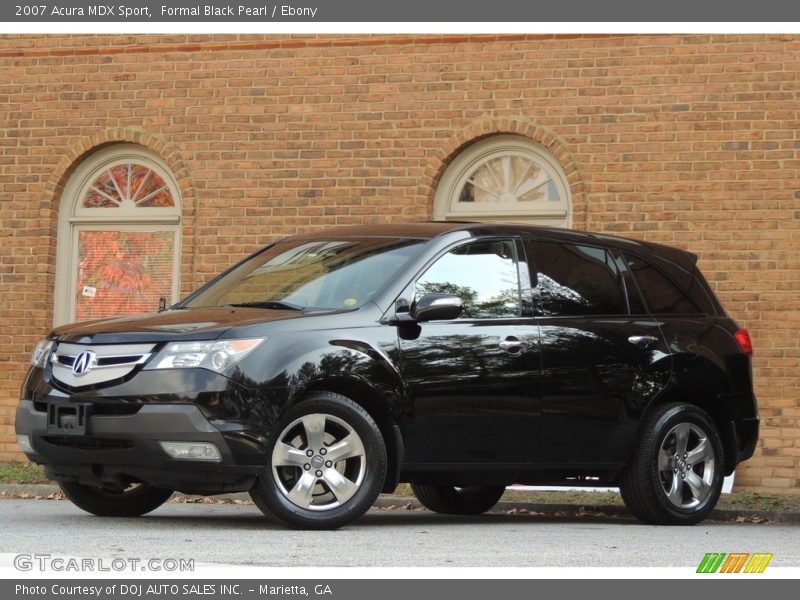 Formal Black Pearl / Ebony 2007 Acura MDX Sport