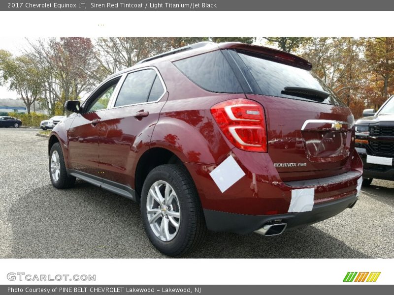 Siren Red Tintcoat / Light Titanium/Jet Black 2017 Chevrolet Equinox LT