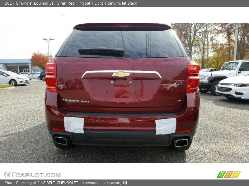 Siren Red Tintcoat / Light Titanium/Jet Black 2017 Chevrolet Equinox LT