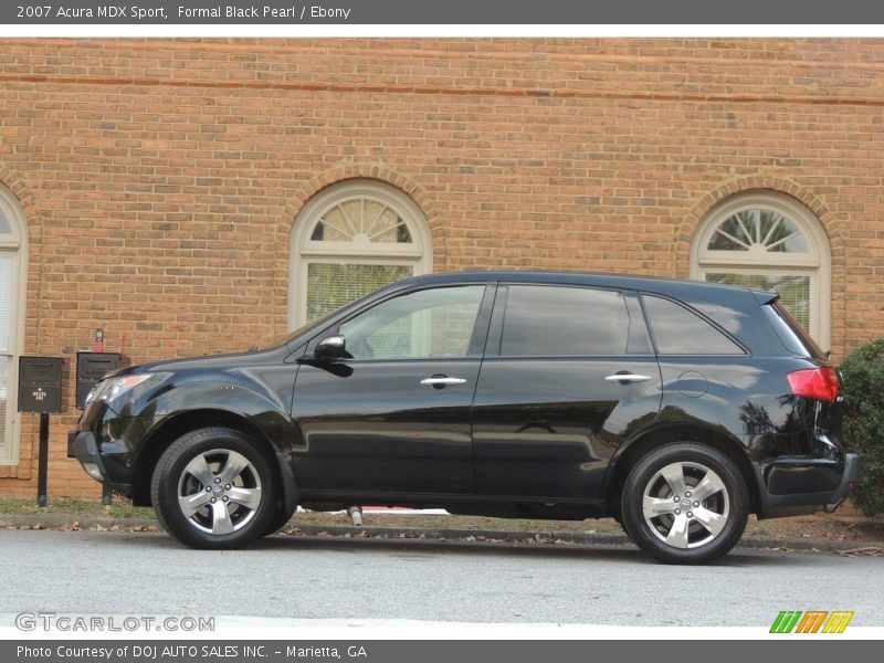 Formal Black Pearl / Ebony 2007 Acura MDX Sport
