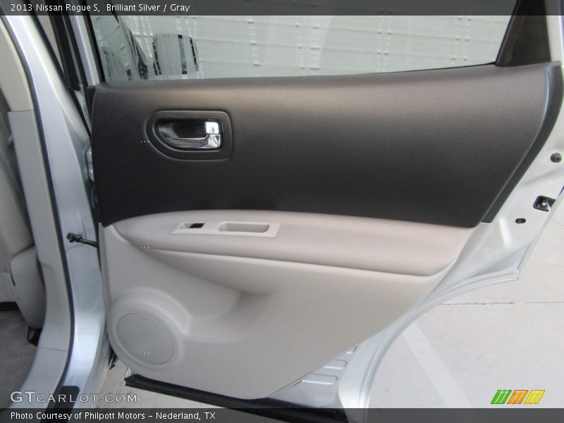 Brilliant Silver / Gray 2013 Nissan Rogue S