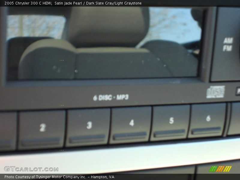 Satin Jade Pearl / Dark Slate Gray/Light Graystone 2005 Chrysler 300 C HEMI