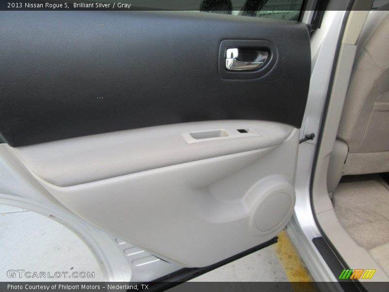 Brilliant Silver / Gray 2013 Nissan Rogue S