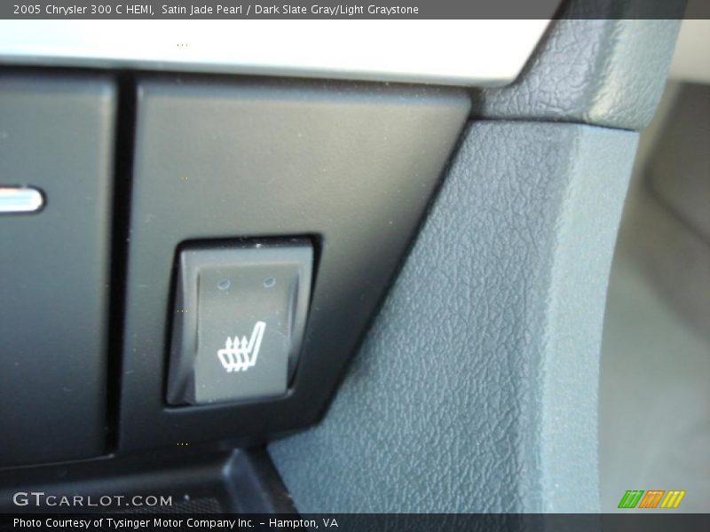 Satin Jade Pearl / Dark Slate Gray/Light Graystone 2005 Chrysler 300 C HEMI