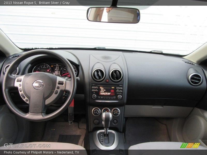 Brilliant Silver / Gray 2013 Nissan Rogue S