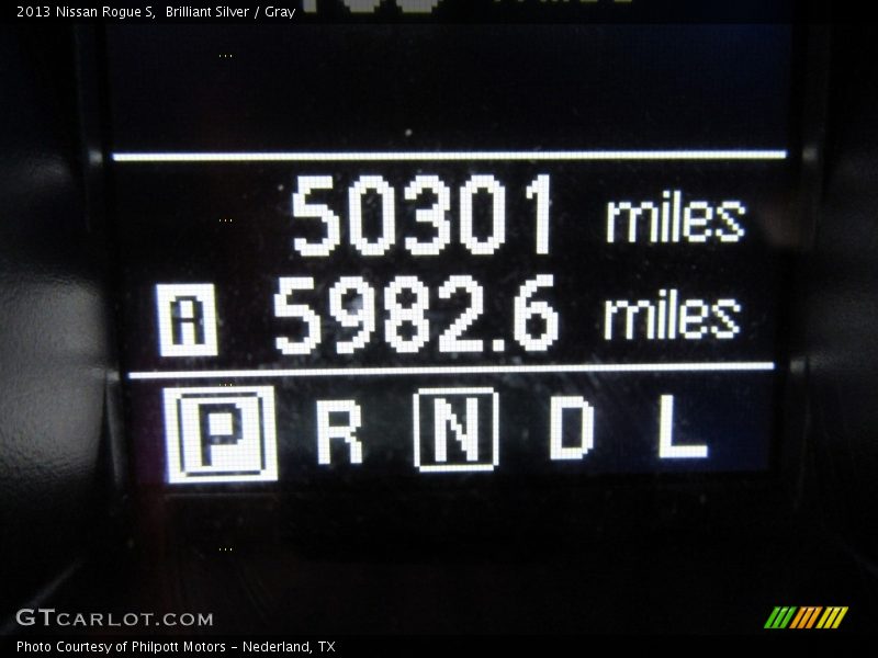 Brilliant Silver / Gray 2013 Nissan Rogue S
