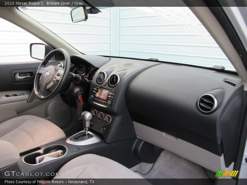 Brilliant Silver / Gray 2013 Nissan Rogue S