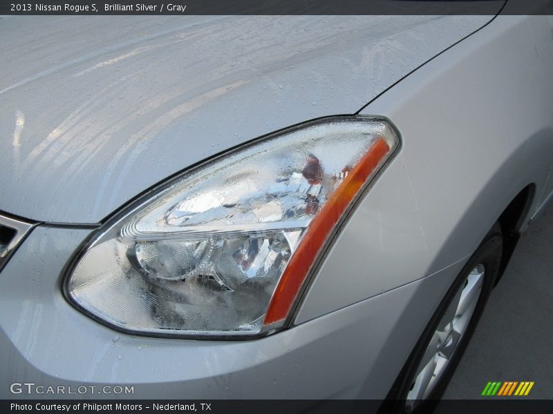 Brilliant Silver / Gray 2013 Nissan Rogue S