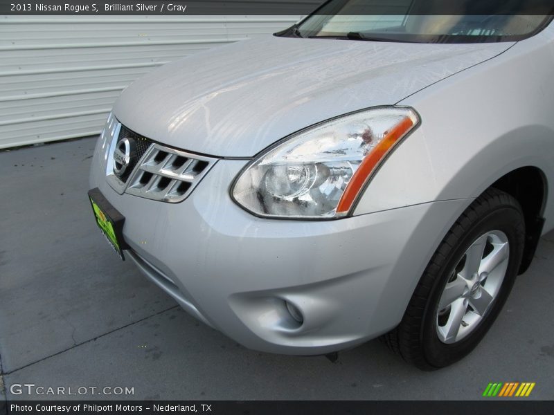 Brilliant Silver / Gray 2013 Nissan Rogue S