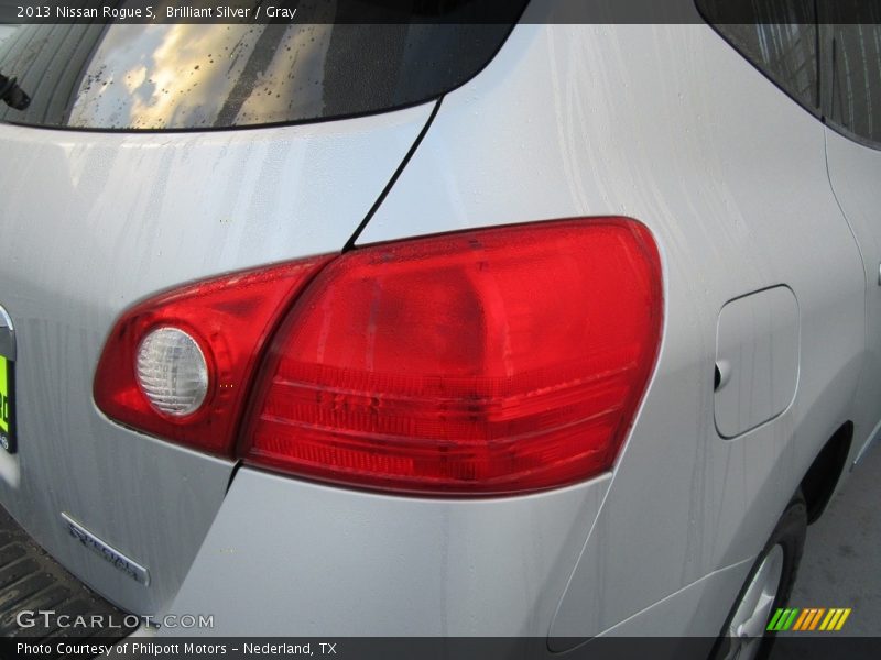 Brilliant Silver / Gray 2013 Nissan Rogue S