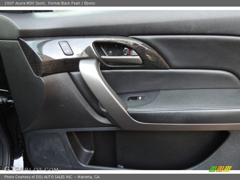 Formal Black Pearl / Ebony 2007 Acura MDX Sport