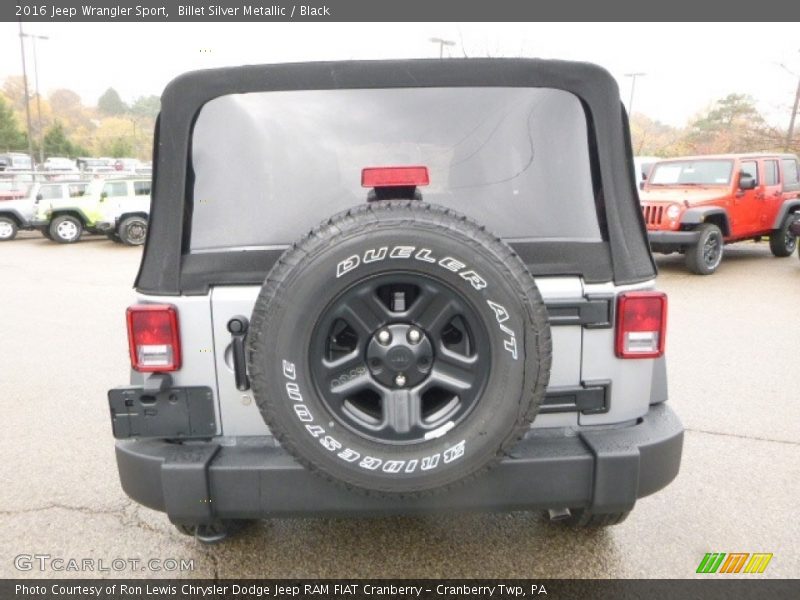 Billet Silver Metallic / Black 2016 Jeep Wrangler Sport