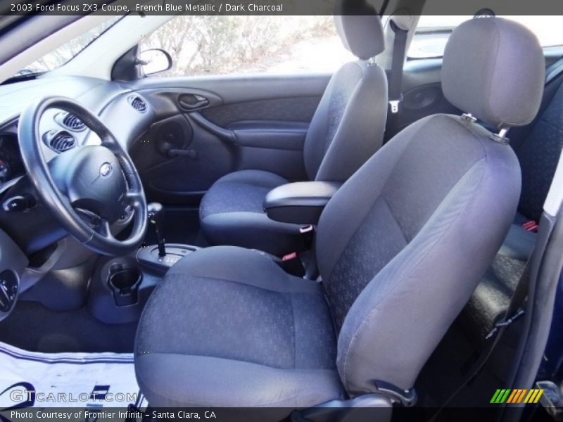 French Blue Metallic / Dark Charcoal 2003 Ford Focus ZX3 Coupe
