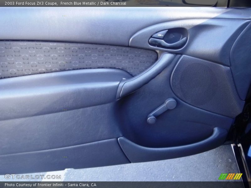 French Blue Metallic / Dark Charcoal 2003 Ford Focus ZX3 Coupe