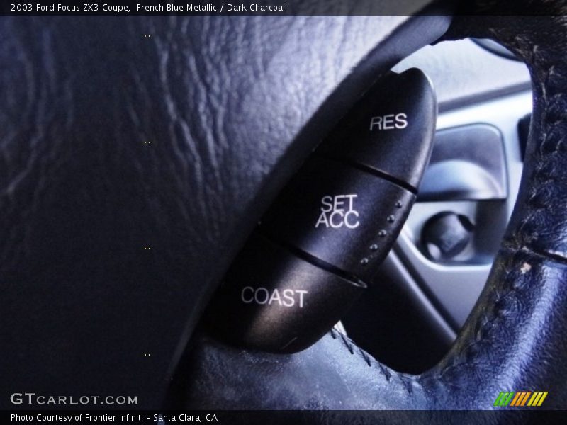French Blue Metallic / Dark Charcoal 2003 Ford Focus ZX3 Coupe