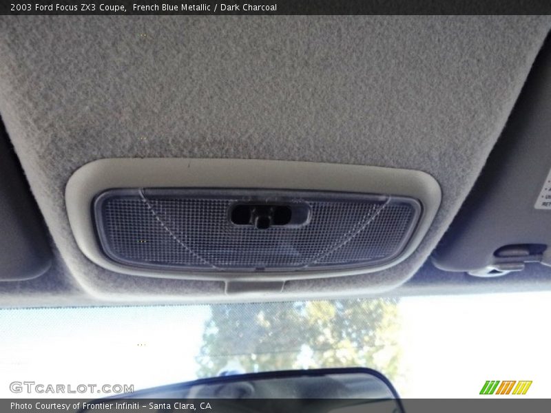 French Blue Metallic / Dark Charcoal 2003 Ford Focus ZX3 Coupe