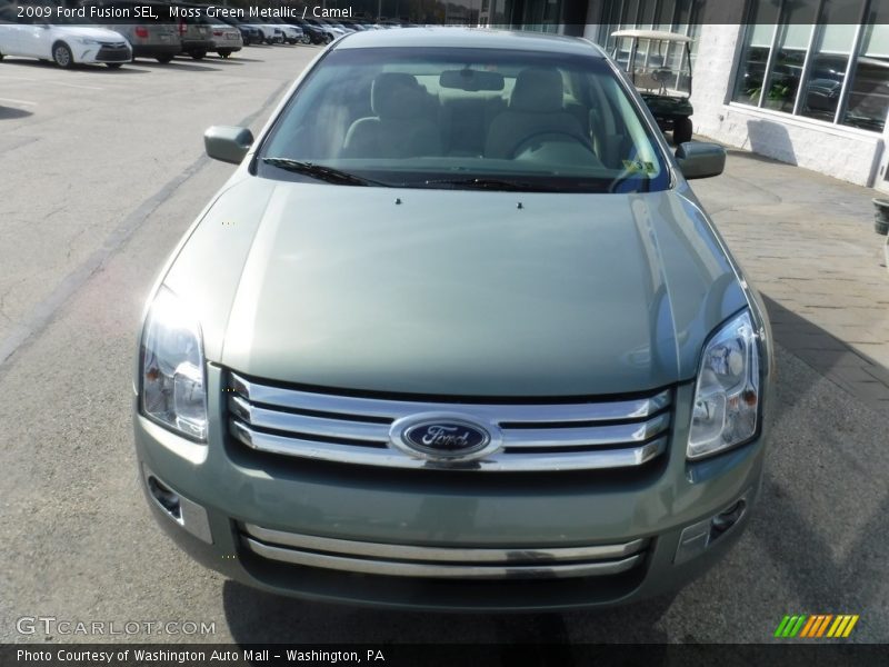 Moss Green Metallic / Camel 2009 Ford Fusion SEL