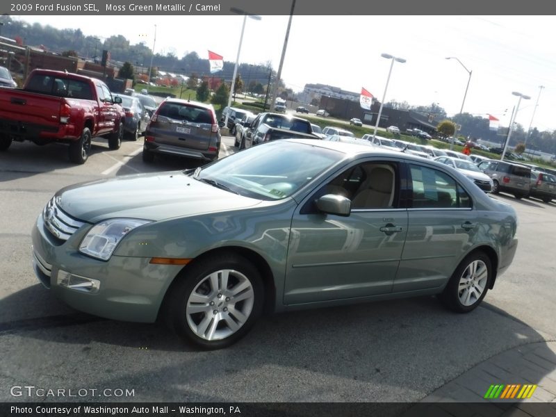 Moss Green Metallic / Camel 2009 Ford Fusion SEL