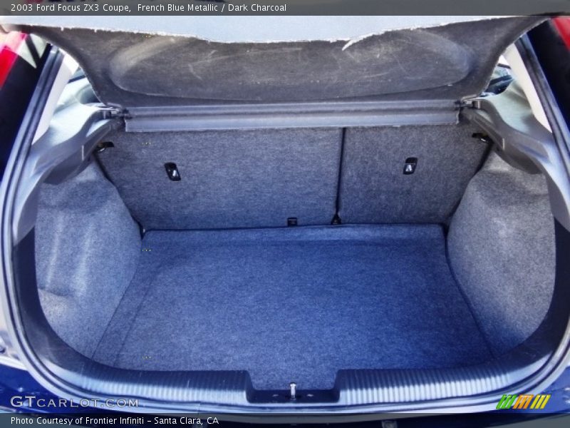 French Blue Metallic / Dark Charcoal 2003 Ford Focus ZX3 Coupe