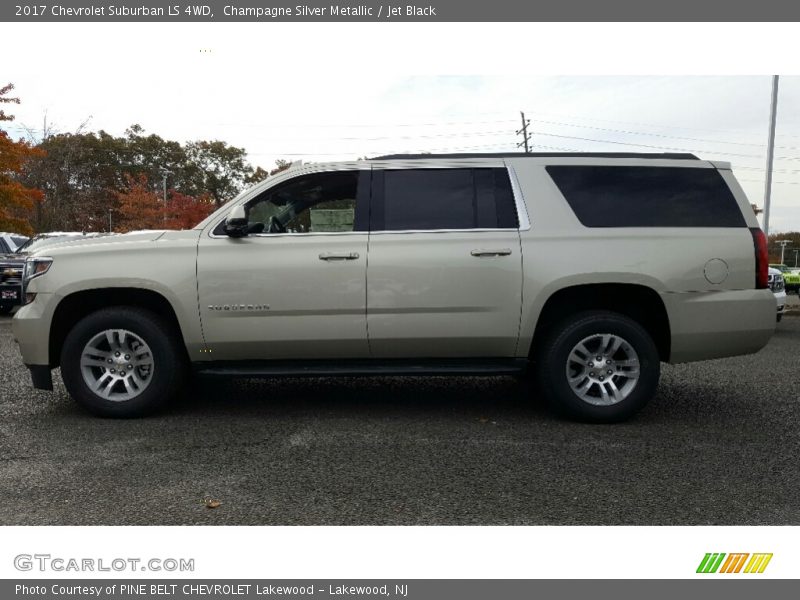  2017 Suburban LS 4WD Champagne Silver Metallic