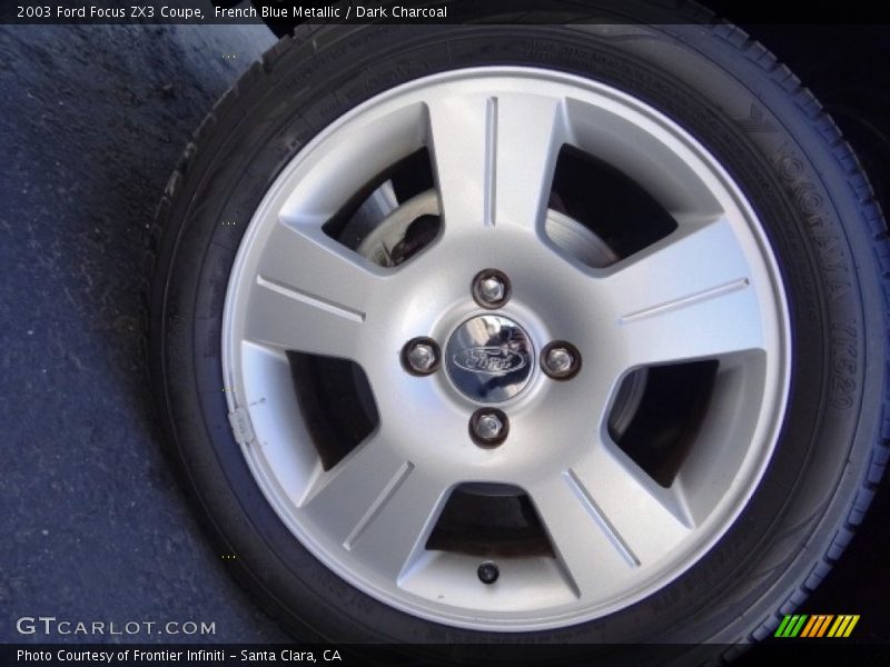 French Blue Metallic / Dark Charcoal 2003 Ford Focus ZX3 Coupe