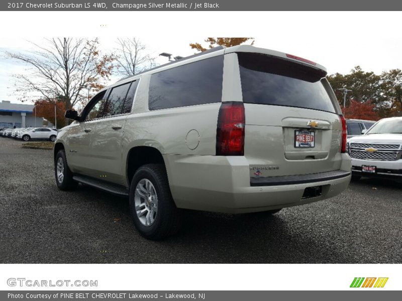 Champagne Silver Metallic / Jet Black 2017 Chevrolet Suburban LS 4WD