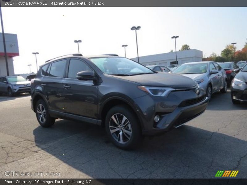 Magnetic Gray Metallic / Black 2017 Toyota RAV4 XLE