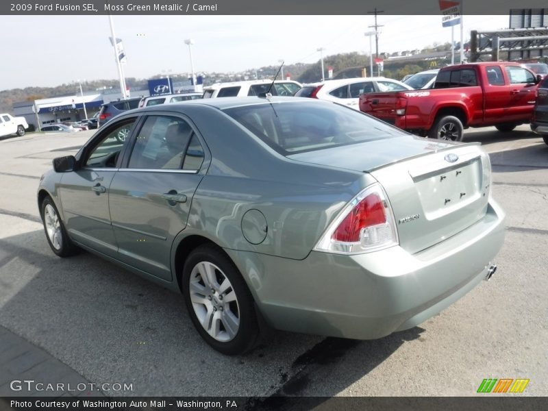 Moss Green Metallic / Camel 2009 Ford Fusion SEL