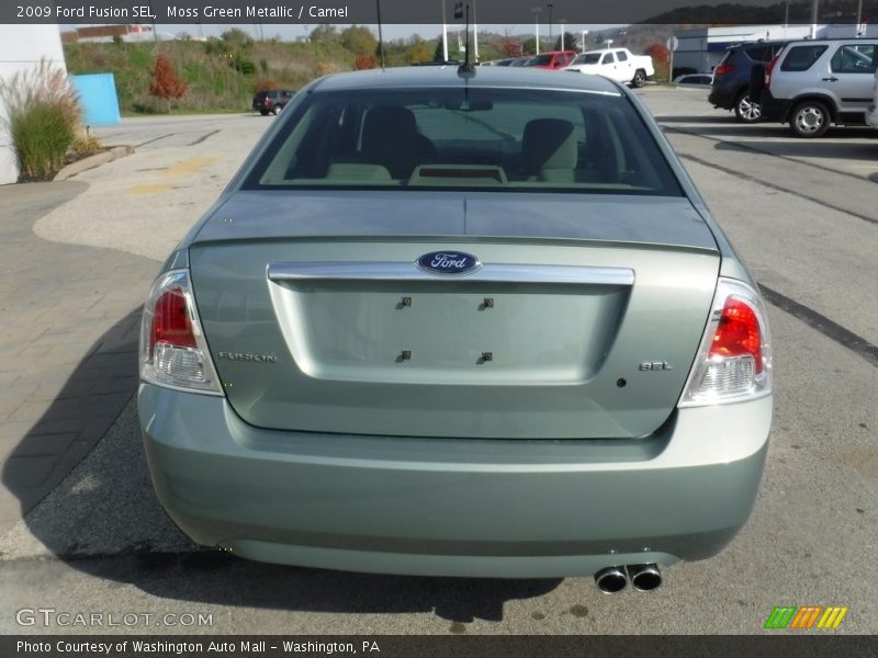 Moss Green Metallic / Camel 2009 Ford Fusion SEL