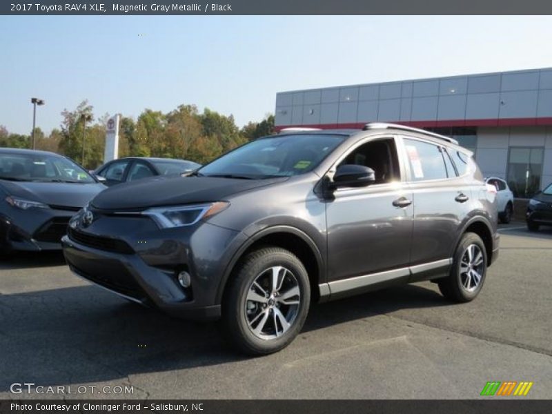 Magnetic Gray Metallic / Black 2017 Toyota RAV4 XLE