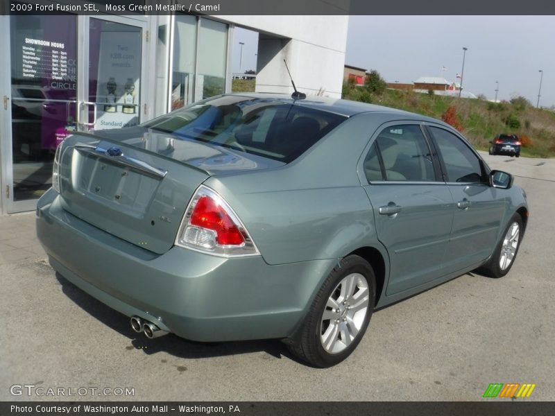 Moss Green Metallic / Camel 2009 Ford Fusion SEL