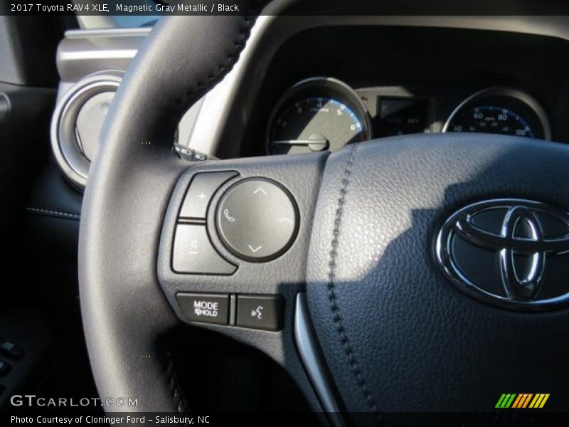 Magnetic Gray Metallic / Black 2017 Toyota RAV4 XLE