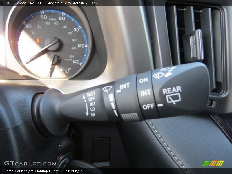 Magnetic Gray Metallic / Black 2017 Toyota RAV4 XLE