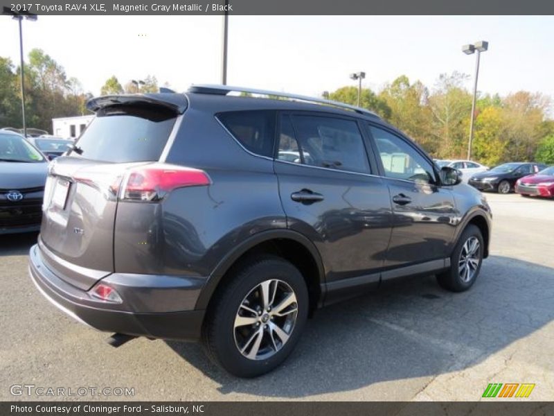 Magnetic Gray Metallic / Black 2017 Toyota RAV4 XLE