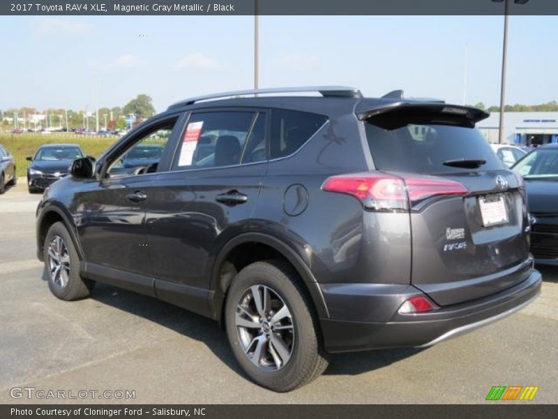Magnetic Gray Metallic / Black 2017 Toyota RAV4 XLE