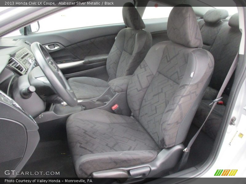 Alabaster Silver Metallic / Black 2013 Honda Civic LX Coupe