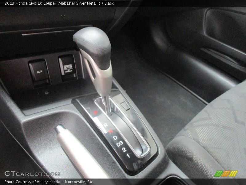 Alabaster Silver Metallic / Black 2013 Honda Civic LX Coupe