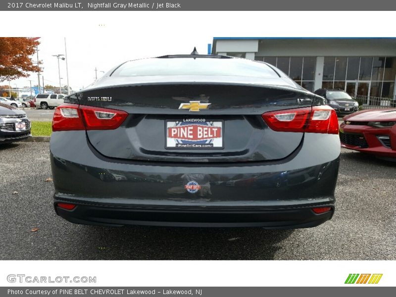 Nightfall Gray Metallic / Jet Black 2017 Chevrolet Malibu LT