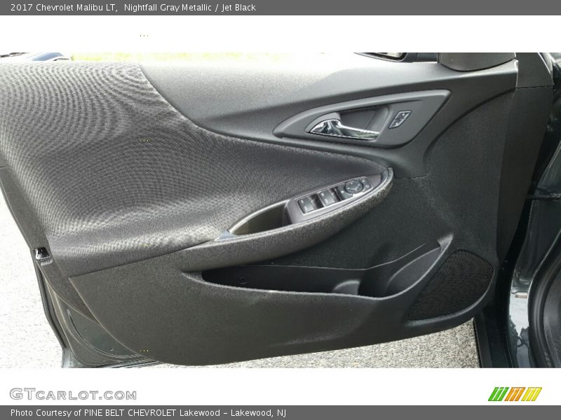 Nightfall Gray Metallic / Jet Black 2017 Chevrolet Malibu LT