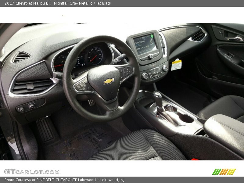 Nightfall Gray Metallic / Jet Black 2017 Chevrolet Malibu LT