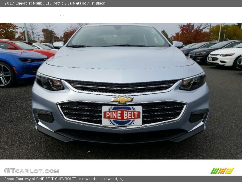 Arctic Blue Metallic / Jet Black 2017 Chevrolet Malibu LT