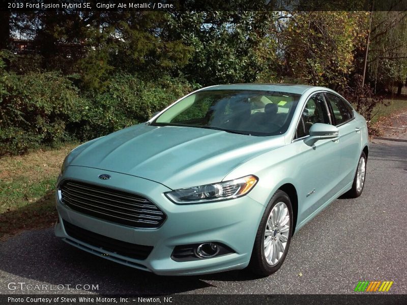 Ginger Ale Metallic / Dune 2013 Ford Fusion Hybrid SE