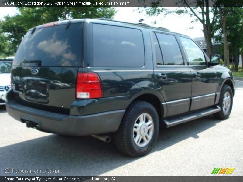 Aspen Green Metallic / Medium Parchment 2004 Ford Expedition XLT
