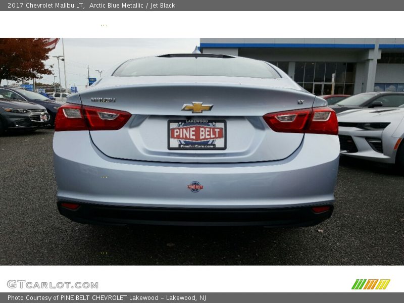 Arctic Blue Metallic / Jet Black 2017 Chevrolet Malibu LT