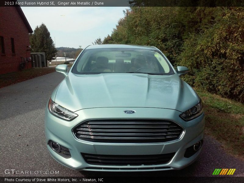 Ginger Ale Metallic / Dune 2013 Ford Fusion Hybrid SE