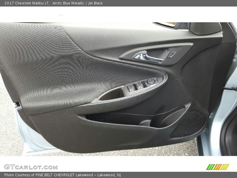 Arctic Blue Metallic / Jet Black 2017 Chevrolet Malibu LT