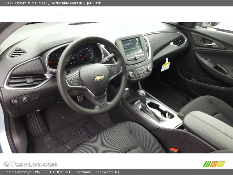 Arctic Blue Metallic / Jet Black 2017 Chevrolet Malibu LT