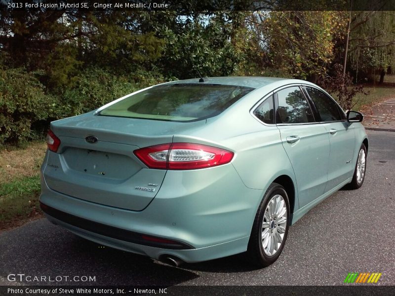 Ginger Ale Metallic / Dune 2013 Ford Fusion Hybrid SE