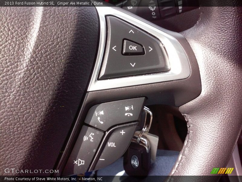 Ginger Ale Metallic / Dune 2013 Ford Fusion Hybrid SE