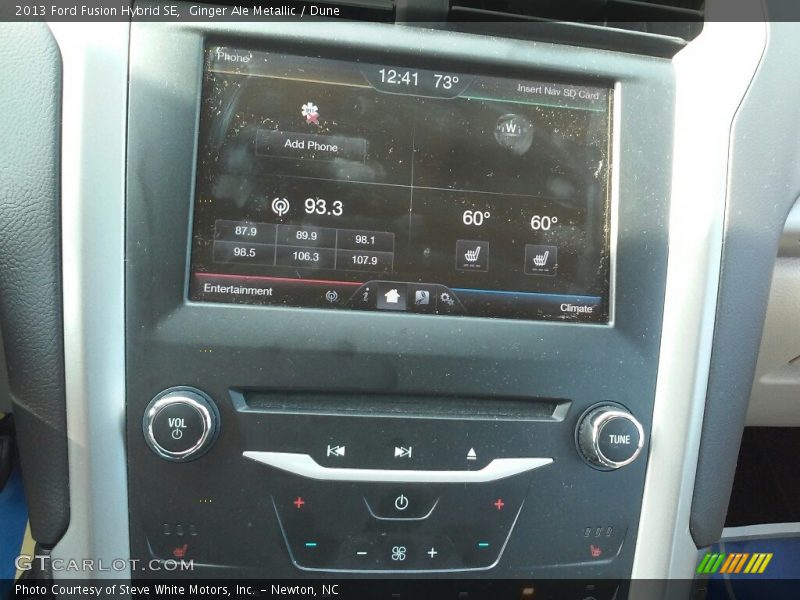 Ginger Ale Metallic / Dune 2013 Ford Fusion Hybrid SE